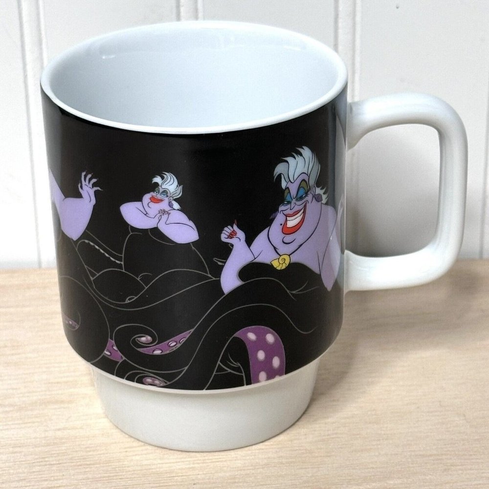 Ursula Disney Evil Villain Stackable Coffee Cup Mug The Little Mermaid